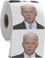 🚽 joe biden toilet paper roll: hilarious political novelty gift with image-printed sheets - 3 ply tissue for a good laugh! perfect white elephant idea logo