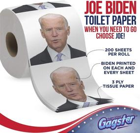 img 2 attached to 🚽 Joe Biden Toilet Paper Roll: Hilarious Political Novelty Gift with Image-Printed Sheets - 3 Ply Tissue for a Good Laugh! Perfect White Elephant Idea