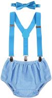 birthday outfits adjustable suspenders bloomers logo
