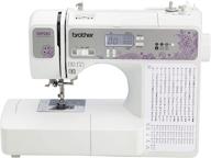 🧵 brother 150-stitch computerized sewing & quilting machine (refurbished) with wide table: efficient and versatile in white logo