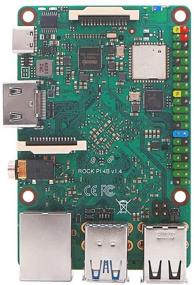 img 4 attached to SmartFly Info Rock Pi 4B RK3399: Comprehensive Single Board Computer Kit with LPDDR4 4GB, Dualband 2, 4/5GHz WLAN/Bluetooth 5.0