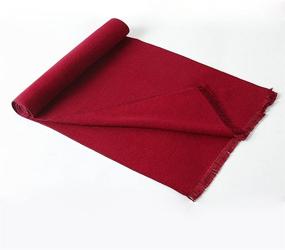 img 2 attached to 🧣 Ohayomi Men's Cashmere Winter Scarf: Premium Men's Accessories and Scarves