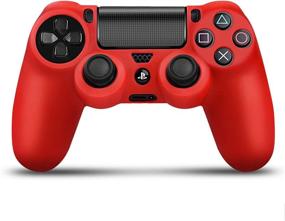 img 3 attached to Enhance Your Gaming Experience with the TNP PS4 Controller Case (Red) - Premium Silicon Skin for Anti-Slip Grip & Protection on Sony Playstation 4 Wireless Game Controller