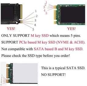 img 1 attached to 🔧 Enhance MacBook Performance with M.2 NVME SSD Convert Adapter: Upgrade for MacBook Air Pro Retina 2013-2017 (A1465 A1466 A1398 A1502)