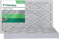 🌬️ улучшенное качество воздуха: фильтры для печи filterbuy 14x30x1 складчатые логотип