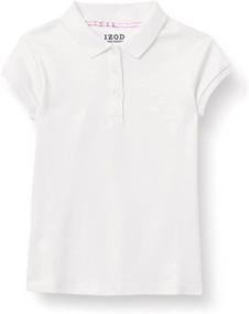 img 3 attached to 👗 IZOD Toddler School Uniform Interlock Girls' Clothing: High-Quality and Stylish Options!