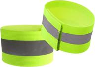 🏃 yoa reflective bands: high visibility safety gear for jogging, cycling, and walking (2 bands/1 pair) логотип