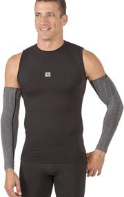 img 3 attached to Zensah Compression Sleeves Black X Large Sports & Fitness and Other Sports
