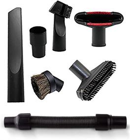 img 4 attached to 1 1/4 inch Vacuum Attachment Shop Vacuum Car Detailing Kit - Flexible Extension Hose, Brush Nozzle, and Crevice Tools for Vacuum Cleaner Hose