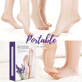 img 1 attached to 🦶 Foot Exfoliating Mask with Lavender Essence to Remove Calluses and Dead Skin Cells, for Baby Soft Feet - 2 Pairs