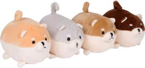 img 2 attached to 🐶 Adorable Snugababies Shiba Inu Stuffed Animal Mommy with 4 Baby Puppies - Soft Plush Toy Anime Corgi & Akita Kawaii Dog Pillow; Perfect Gifts for Boys and Girls