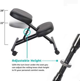 img 1 attached to CHADIOR Ergonomic Kneeling Stool Chair