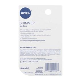 img 1 attached to 💋 NIVEA Shimmer Radiant Lip Care: Long-lasting Moisture and Sparkling Shine - 4 Pack