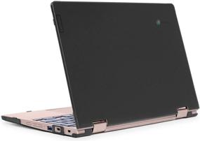 img 4 attached to 📦 mCover Hard Shell Case for 11.6" Lenovo C340 Series 2-in-1 Chromebook Laptop (Late-2019) - Black (Not Compatible with Lenovo C330 N21 N22 N23 N24 100E 300E 500E Flex 11 Yoga 11e)