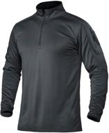 tacvasen athletic shirts sleeve workout men's clothing and active logo
