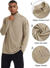 img 3 attached to TACVASEN Athletic Shirts Sleeve Workout Men's Clothing and Active