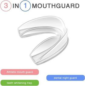 img 1 attached to 🌟 Coolrunner Mouth Guard Sports – 4 Pack Athletic Mouth Guards for Maximum Protection and Customizable Comfort – Ideal for Youth (12 Years or Older)