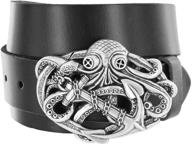 🦑 pirate octopus kraken: anchoring leather men's accessories with style logo