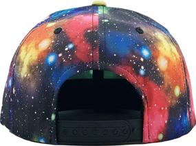 img 1 attached to KBETHOS KNW 1469ALL GX Galaxy Print Snapback Outdoor Recreation