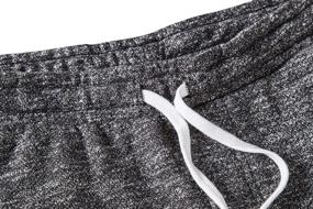 img 1 attached to 🩳 Cool Comfort: MUSE FATH Mens Cotton Casual Elastic Waist Loose Fit Knit Shorts