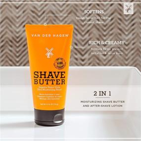 img 3 attached to 🪒 Van Der Hagen Shave Butter - 3 Pack (6 oz per Tube) - Optimize Your Shaving Experience