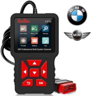 advanced obd2 scanner code reader for bmw & mini cooper: 🔧 creator c410 diagnostic scan tool with multi-systems coverage, abs/tcm/bms/pcm/epb/oil reset & battery registration logo