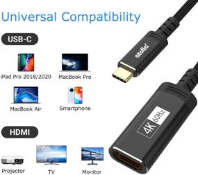 img 2 attached to 🔌 Atolla USB C to HDMI Adapter 4K@60Hz: MacBook Pro/Air, iPad Pro, Samsung S20 & More