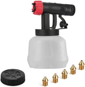 img 2 attached to 🎨 YATTICH Paint Sprayer Accessories for YT-191: 1000ml Container, 5 Copper Nozzles, Cleaning Tools & More!