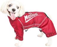 🐕 enhance safety and comfort with dog helios 'hurricanine' waterproof and reflective full body dog coat jacket featuring heat reflective technology logo