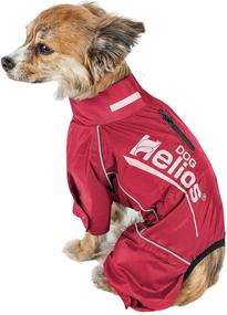 img 3 attached to 🐕 Enhance Safety and Comfort with Dog Helios 'Hurricanine' Waterproof and Reflective Full Body Dog Coat Jacket featuring Heat Reflective Technology