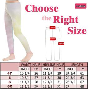 img 1 attached to 🩴 V.& GRIN 2-Pack Girls Leggings, Kids Dance Tights Ankle Length Soft Stretch Yoga Pants 4-6X Years" - optimized version: "V.& GRIN 2-Pack Girls Leggings, Kids Dance Tights Ankle Length Soft Stretch Yoga Pants for 4-6X Years