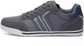 img 3 attached to Stylish Alpine Swiss Fashion Sneakers for Men: Tennis Shoes and Athletic Footwear