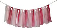 🎀 rustic lace tassel garland: chic blush decor for vintage wedding, baby shower & home logo