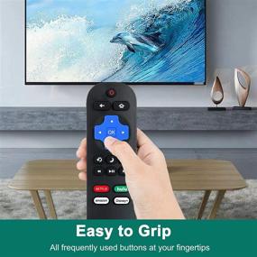 img 2 attached to 📺 Enhanced Hisense Roku TV Remote with Disney Plus, Netflix, Hulu & More Shortcuts - Universal Replacement Remote - Not for Roku Stick & Roku Box