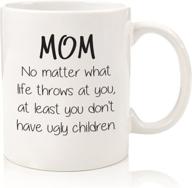 👩 mom no matter what / ugly children funny coffee mug - best christmas gifts for mom logo