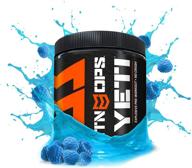 mtn ops yeti pre-workout powder 🏋️ energy drink, blue raspberry - 30 servings logo