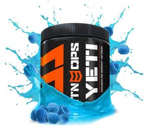 img 4 attached to MTN OPS Yeti Pre-Workout Powder 🏋️ Energy Drink, Blue Raspberry - 30 Servings