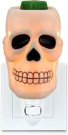 🔌 efficient joker skull electric plug-in wax warmer for scented wax & scentsy cubes, no flame, no smoke, no soot – includes two bulbs логотип