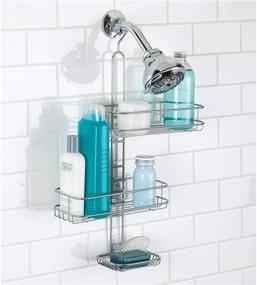 Interdesign Linea Adjustable Shower Caddy Silver