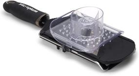 img 2 attached to Efficient Microplane Adjustable Slicer with Julienne Blade - Stainless Steel/Black