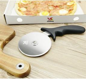 img 3 attached to 🍕 MSY BIGSUNNY Pro 4-inch (10cm) Dia Razor Sharp Pizza Cutter Wheel Blade