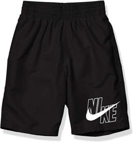 img 3 attached to Nike Solid Volley Short Medium Boys' Clothing ~ Swim
