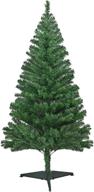 🎄 yemodo 4.5 feet artificial christmas spruce tree: easy assembly green xmas tree with stand - perfect for home, office, party, and christmas decoration! logo