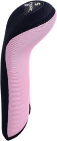 img 1 attached to 🏌️ Stealth Club Covers 59000 Pink/Black Fairway Wood 5 Golf Club Head Cover