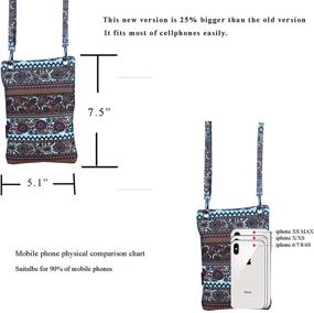 img 2 attached to 👝 PAPAZAU Crossbody Phone Bag Purse: RFID Blocking Passport Travel Neck Wallet for Women - Secure and Stylish!