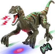 🦖 happitry dinosaurs electronic velociraptor: rechargeable fun for all ages! логотип