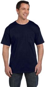 img 3 attached to 👕 Hanes Beefy T-Shirt with Pocket, XXL Men's Clothing - Shirts Category