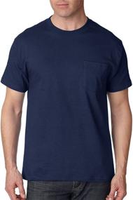 img 2 attached to 👕 Hanes Beefy T-Shirt with Pocket, XXL Men's Clothing - Shirts Category