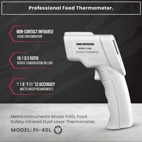 img 4 attached to Metris Instruments Food Inspector: Non-Contact Infrared Laser Thermometer for Accurate Food Safety Inspections