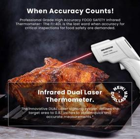 img 1 attached to Metris Instruments Food Inspector: Non-Contact Infrared Laser Thermometer for Accurate Food Safety Inspections